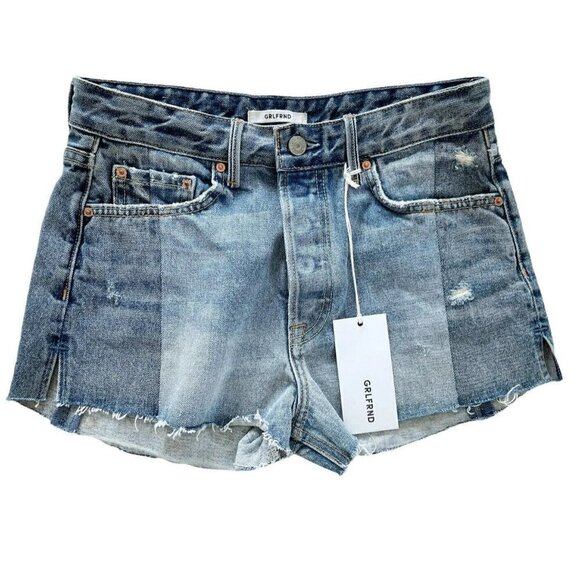 GRLFRND Cindy Shorts in Saturday Night Two Tone Wash Women's Size 26 NWT - Picture 2 of 10